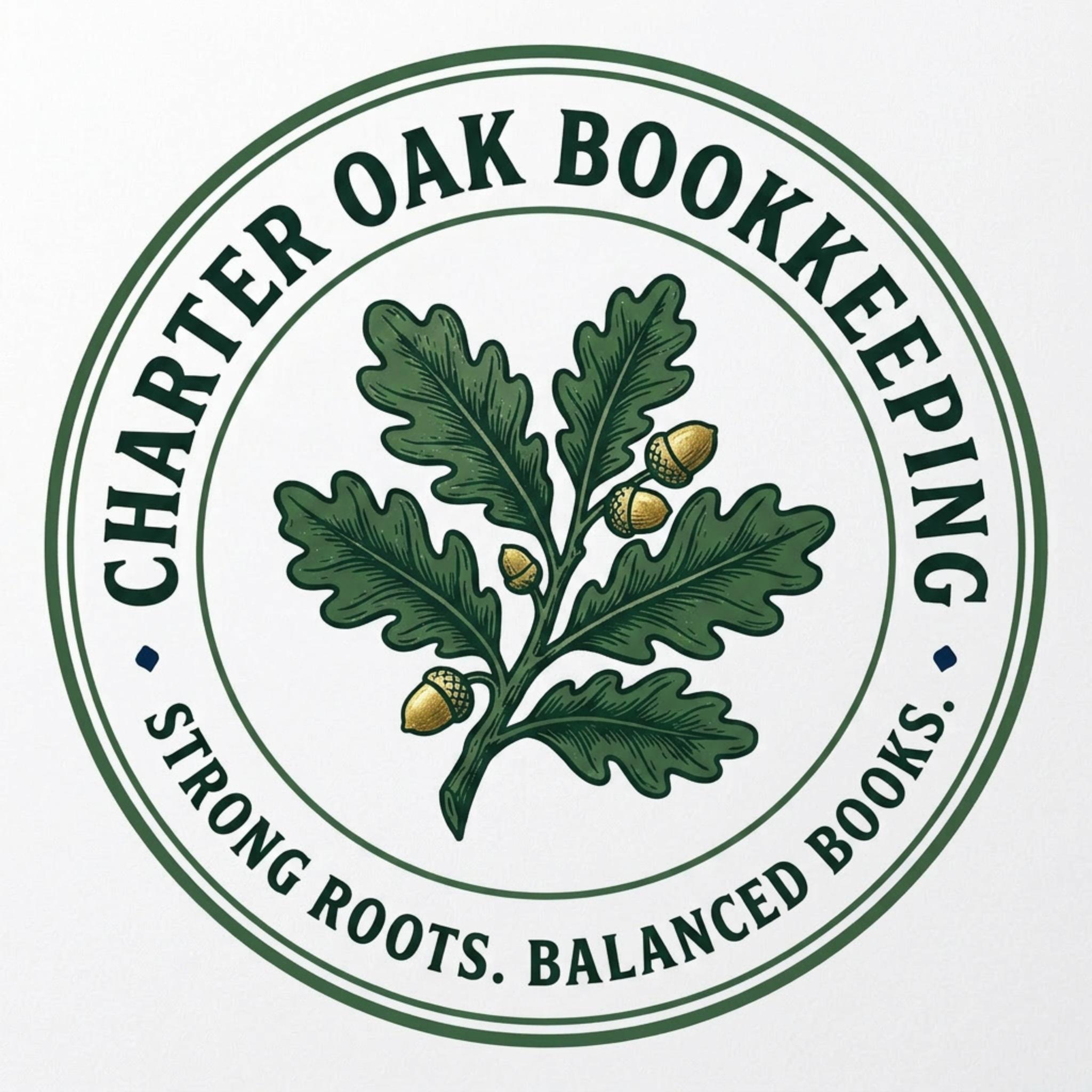 Charter Oak Bookkeeping logo
